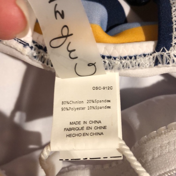 Cupshe | NWT Striped One Piece Bathing Suit - Picture 15 of 15